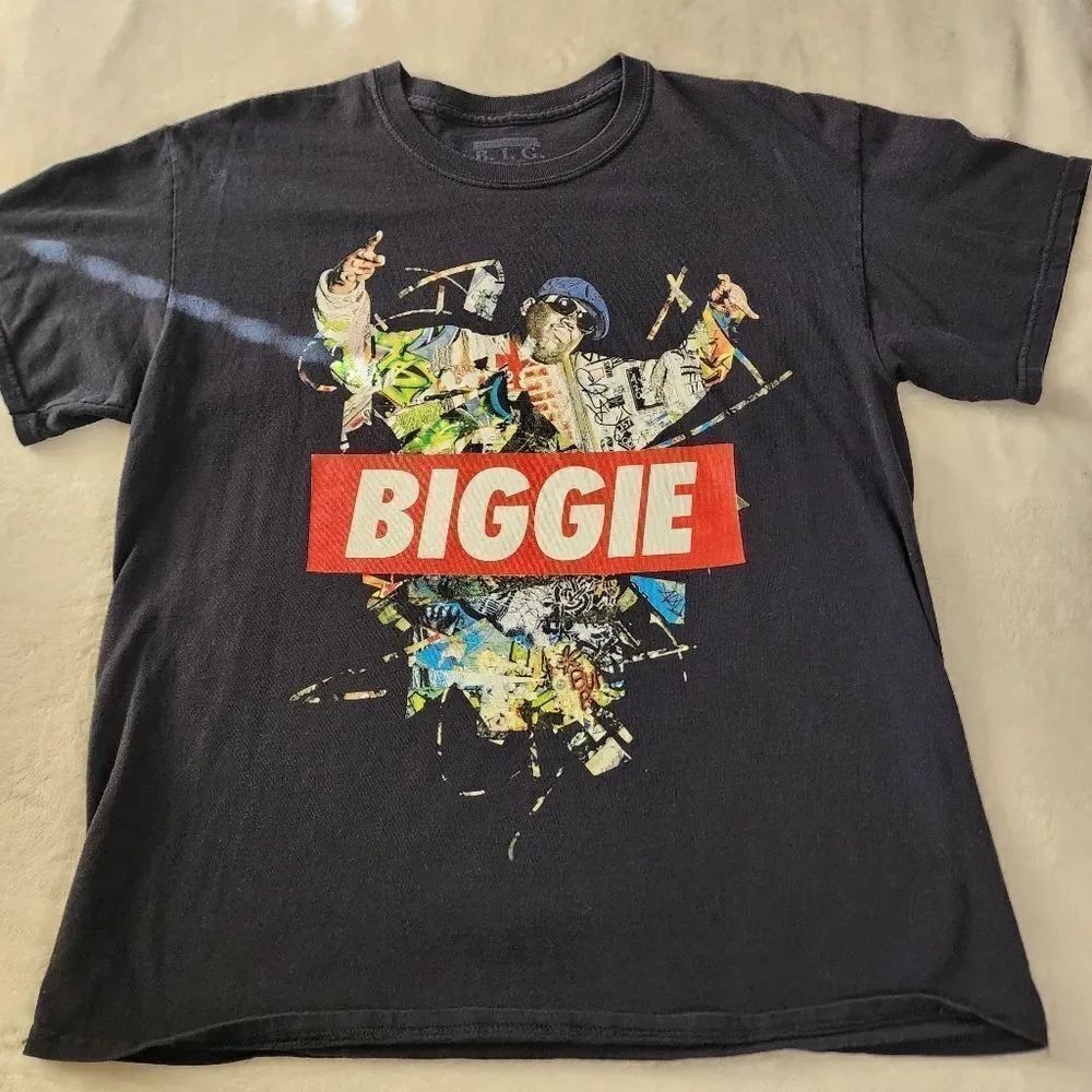 The Notorius B.I.G. Biggie Tshirt With Graphics Size Large